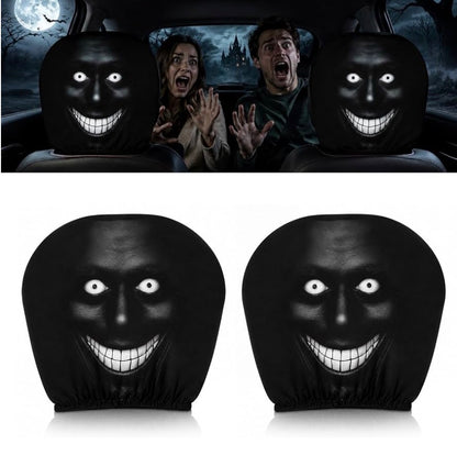 Scary Headrest Covers for Cars