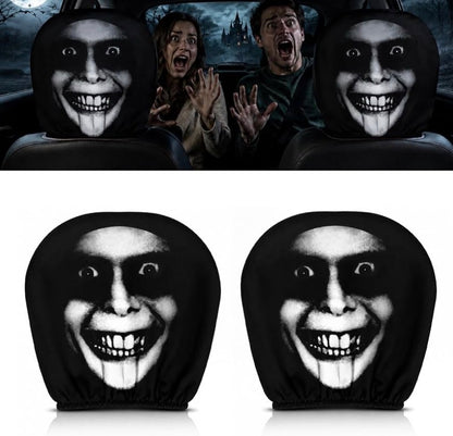 Scary Headrest Covers for Cars